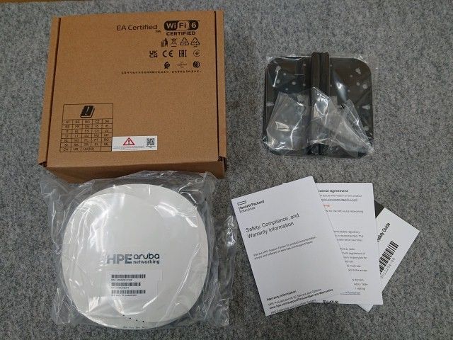 【新品/未使用】HPE Aruba AP615 HPE Aruba Networking AP-615-JP Dual Radio Tri Band 2x2 Wi-Fi 6E