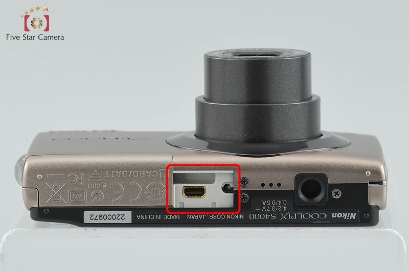 Nikon ニコン 【中古】Nikon ニコン COOLPIX S4000 ブライトブロンズ