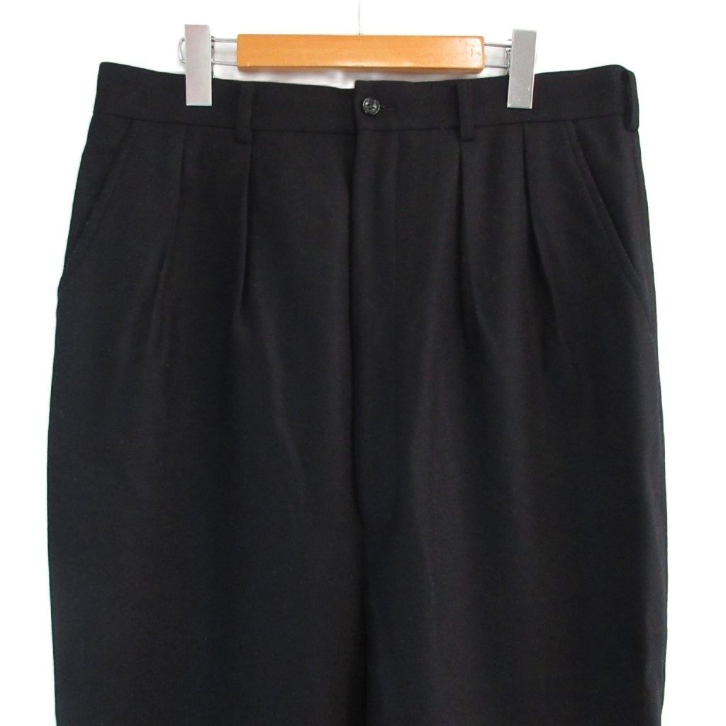 コムデギャルソン オム 19AW ウール フラノ2タック サルエル パンツ COMME des GARCONS HOMME コムデギャルソンオム 19AW 日本製