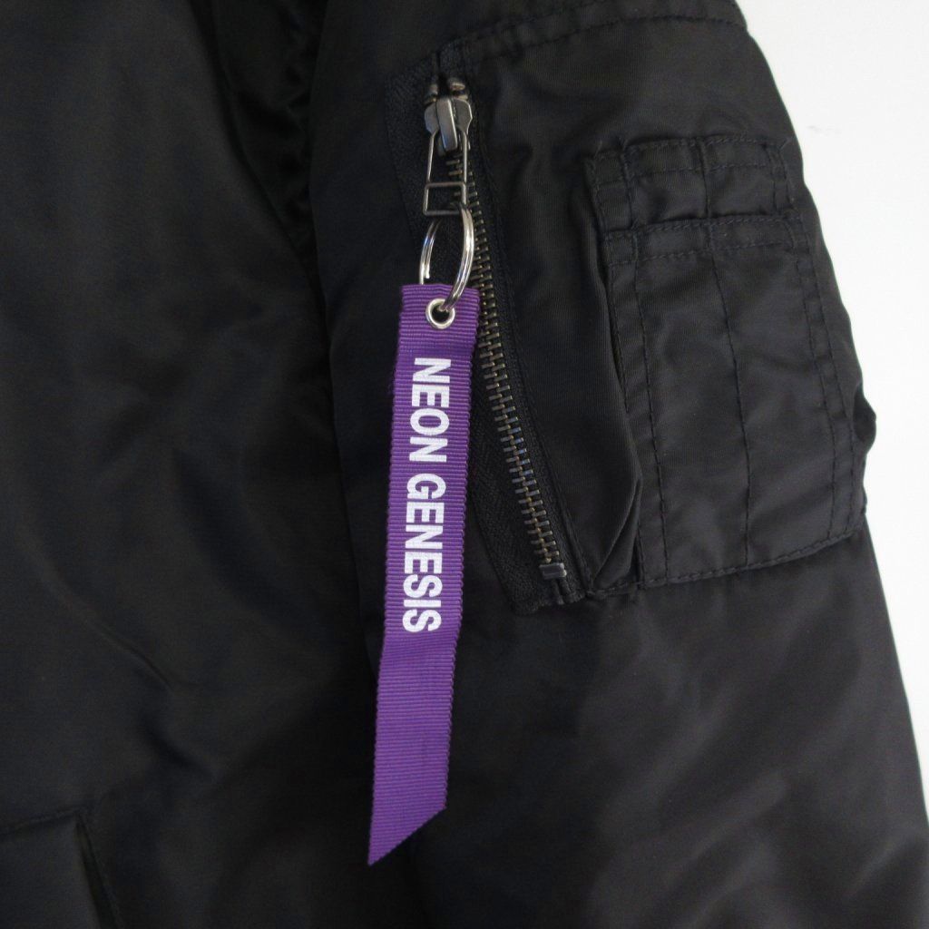 RADIO EVA エヴァンゲリオン 新劇場版 MA-1 フライトジャケット NEON