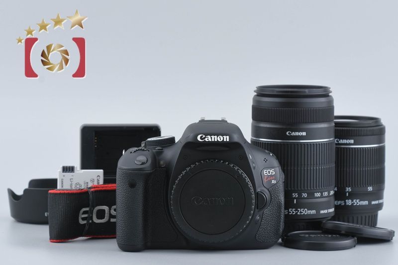 Canon キヤノン 【中古】Canon キヤノン EOS Kiss X5 + EF-S 18-55mm f