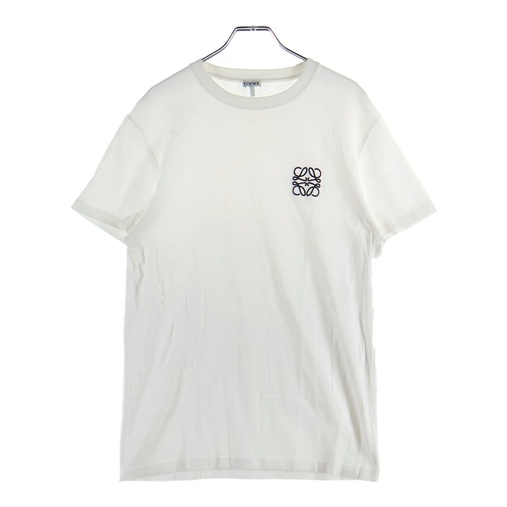 LOEWE (ロエベ) アナグラム ワンポイント刺繍 半袖Tシャツ カットソー