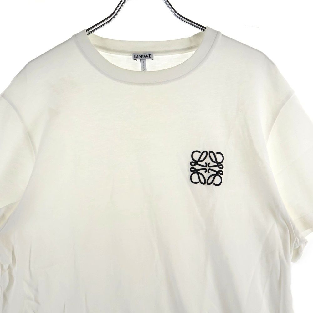 LOEWE (ロエベ) アナグラム ワンポイント刺繍 半袖Tシャツ カットソー
