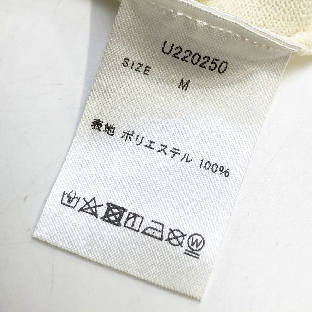 サイズ：M HERG1 エルグワン 半袖 ニットポロシャツ ベージュ系