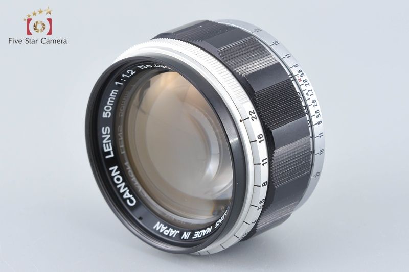 Canon LENS 50mm F1.2 L39 ライカスクリューマウント 24 Canon LENS 50mm F1.2 L39 ライカスクリューマウント 24 Canon LENS