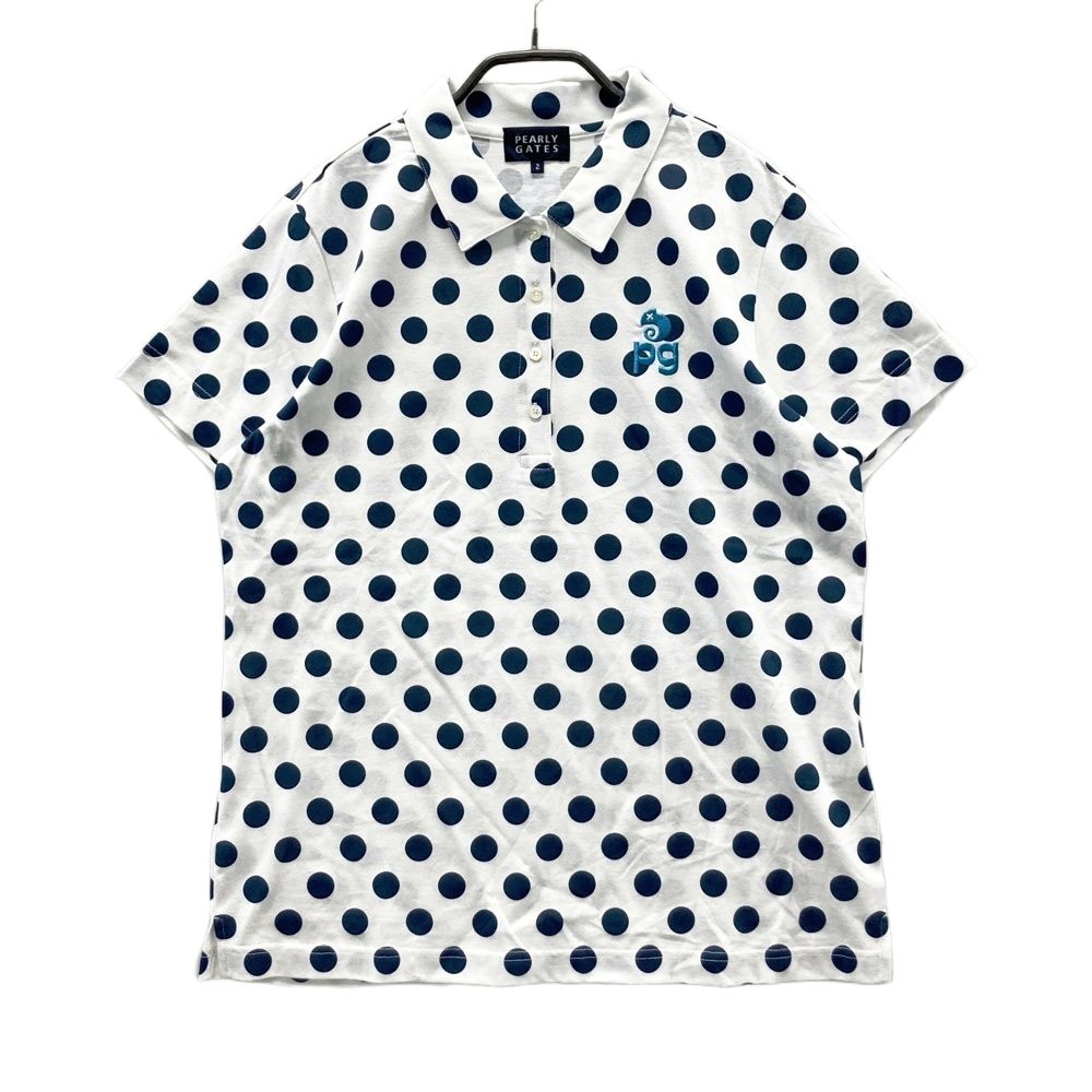 サイズ：2 PEARLY GATES パーリーゲイツ 半袖ポロシャツ ドット