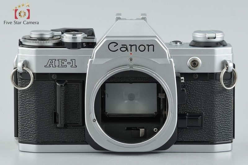 値下げ可Canon AE-1 一眼レフカメラ シルバー レンズ2個付き Canon キヤノン 【】Canon キヤノン AE-1 シルバー 割引 フィルム一眼