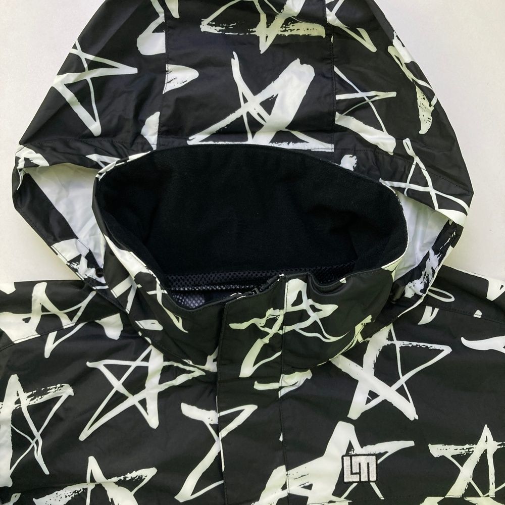 サイズ：XL LOUD MOUTH ラウドマウス フード付 レインジャケット
