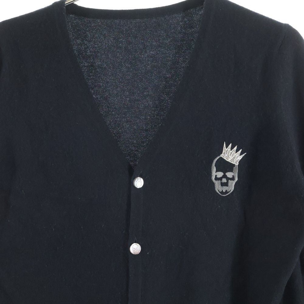 lucien pellat-finet (ルシアンペラフィネ) ドクロ刺繍 ラインストーン