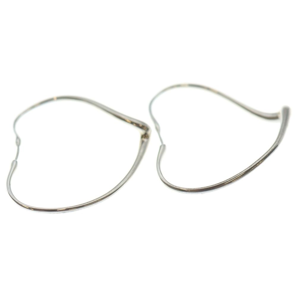 ティファニー オープンハート フープ ピアス M 925 シルバー ティファニー オープンハート フープ ピアス M 925 シルバー