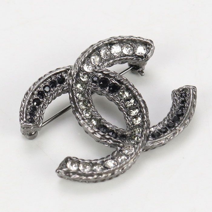 CHANEL シャネル ココマーク ブローチ メタル レディース
