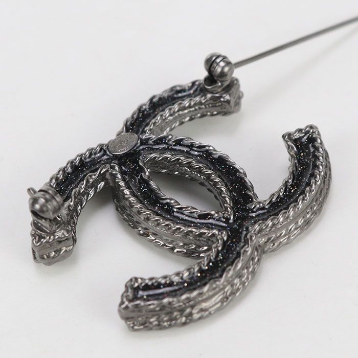 CHANEL シャネル ココマーク ブローチ メタル レディース