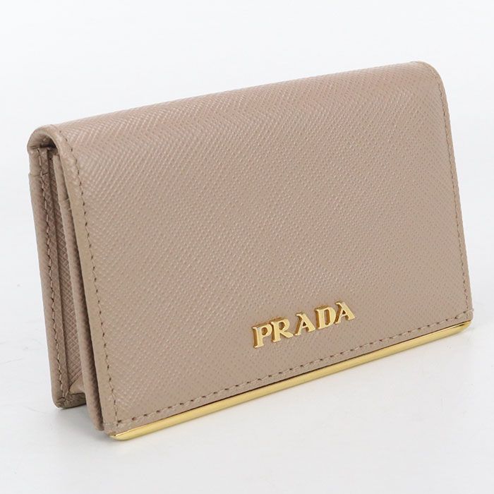 PRADA プラダ カードケース サフィアーノレザー 名刺入れ レザー レディース