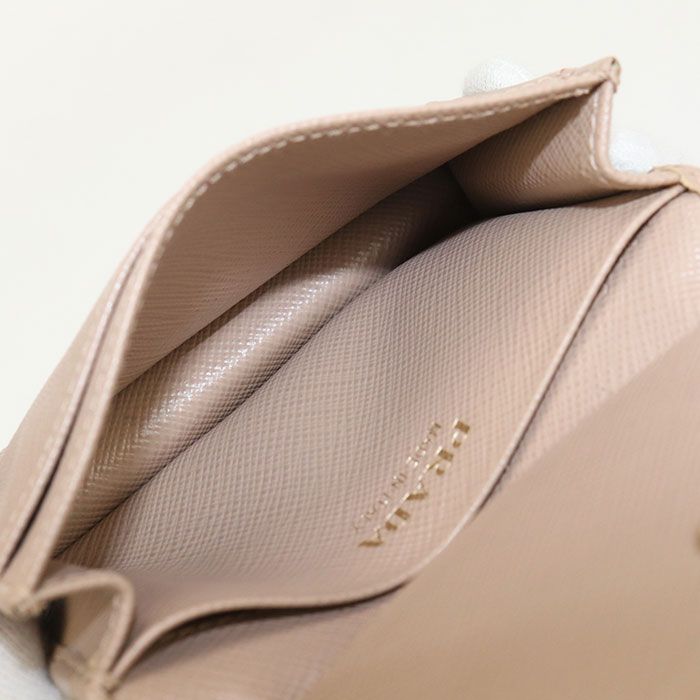  PRADA プラダ カードケース サフィアーノレザー 名刺入れ レザー レディース 名刺入れ 小物