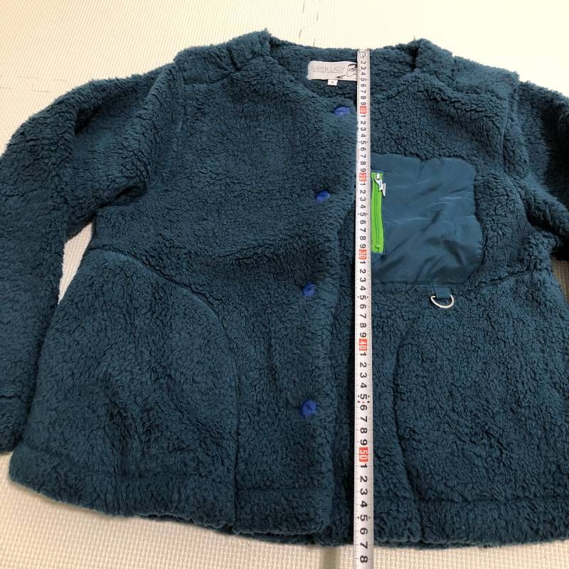 タ SUPER LADY by KANSAI スーパーレディ 山本寛斎 3点セット フリースジャケット ニットワンピース レギンス Lサイズ