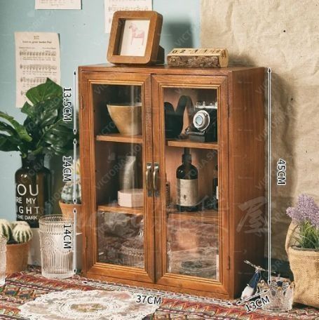 コレクションラック キャビネット 小型 木製 ラック 棚 収納 ショー