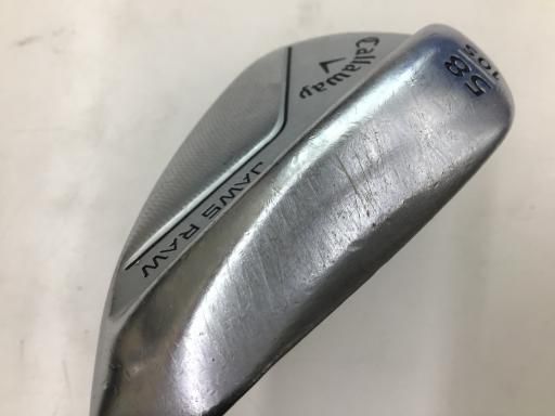 中古】 キャロウェイ JAWS RAW クロムメッキ 58°/10°S ウェッジ WG NS