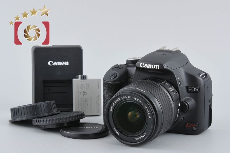 Canon EOS kiss x3一眼レフカメラ 中古 18-55mmレンズ・ EOS DIGITAL