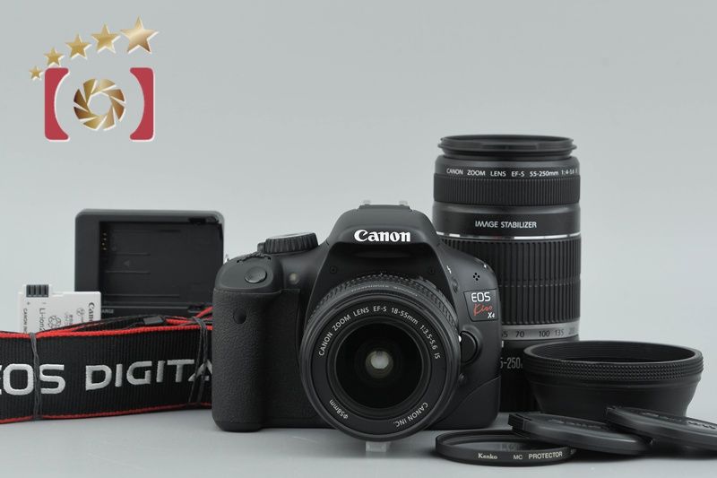 Canon キヤノン 【中古】Canon キヤノン EOS Kiss X4 ダブルズーム