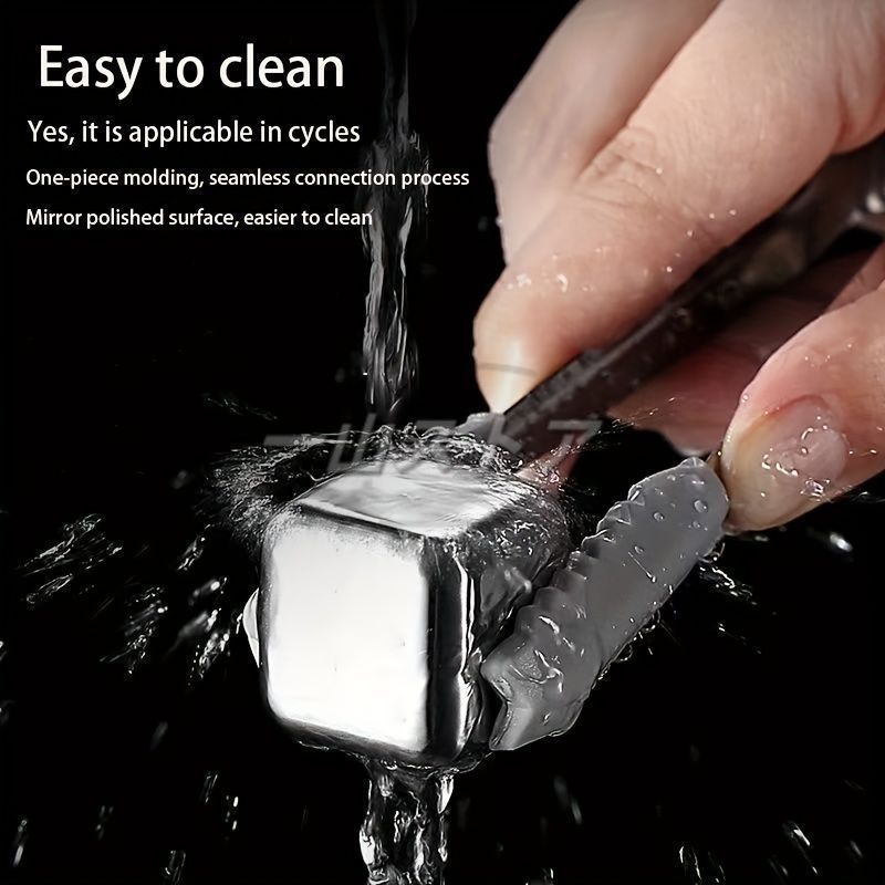 新品・未使用】2セット、304ステンレス製ウイスキーアイスストーン12個