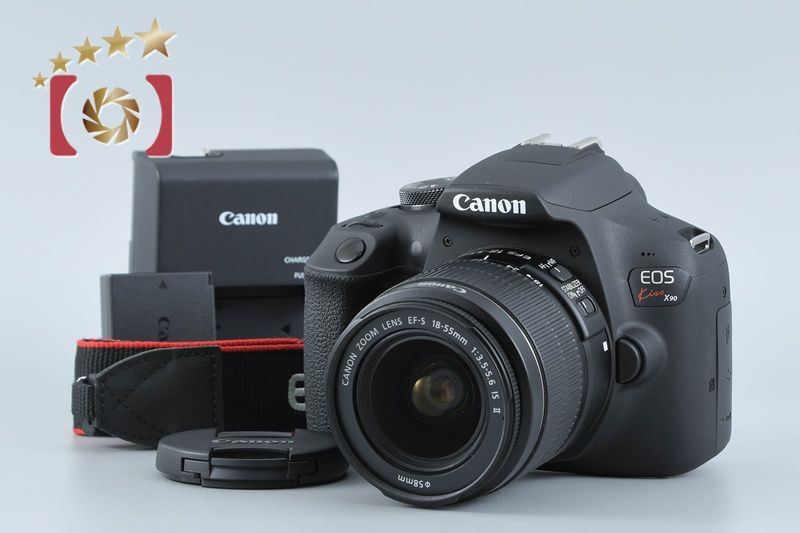 Canon キヤノン EOS Kiss X 90 EF-S 18-55 IS II レンズキット シャッター回数僅少 デジタル一眼レフカメラ