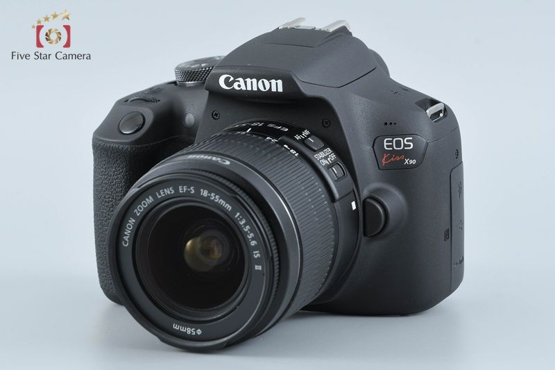 Canon キヤノン EOS Kiss X 90 EF S 18 55 IS II レンズキット シャッター回数僅少 デジタル一眼レフカメラ