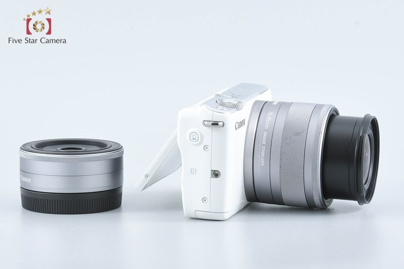 中古 Canon EOS M10 中古】Canon キヤノン EOS M10 ダブルズームレンズキット ホワイト