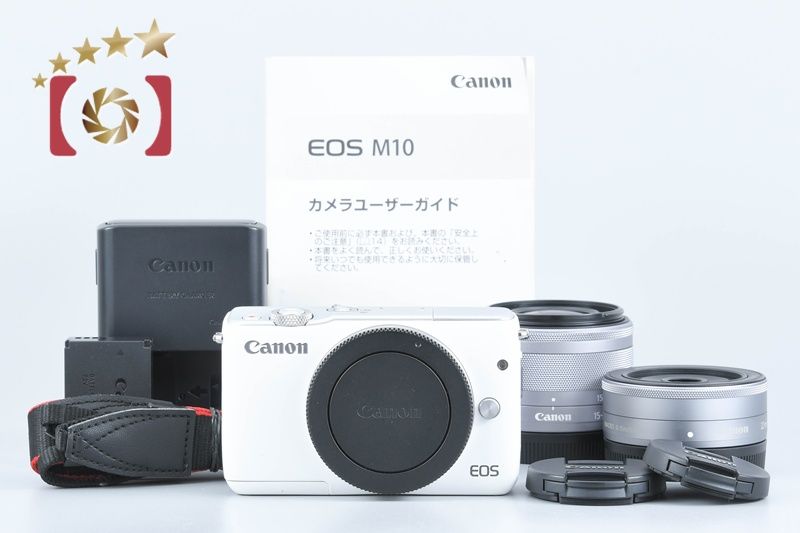 Canon キヤノン 【中古】Canon キヤノン EOS M10 ダブルレンズキット