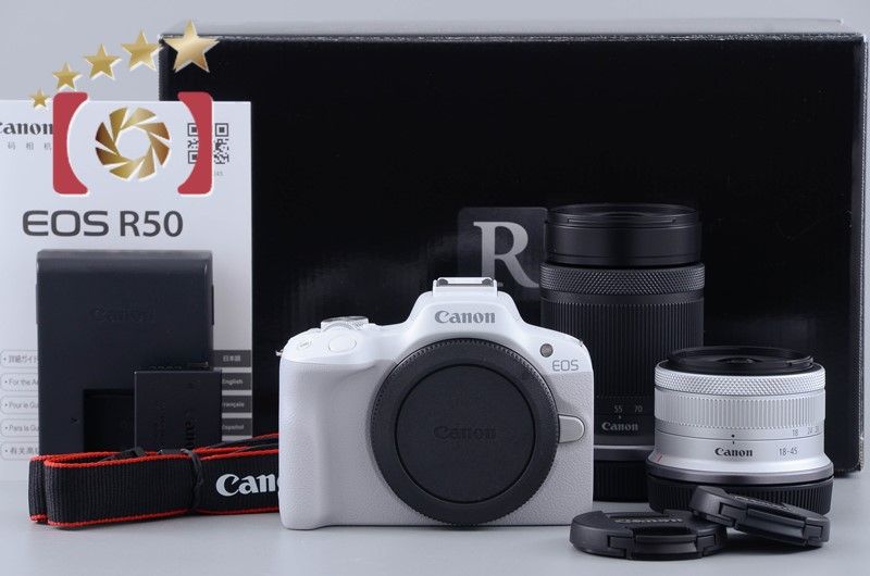 Canon キヤノン 【中古】Canon キヤノン EOS R50 ダブルズームキット