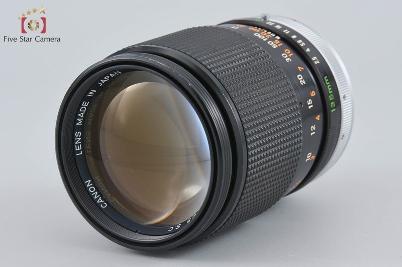 Canon キヤノン 【中古】Canon キヤノン FD 135mm f/2.5 S.C. 単焦点