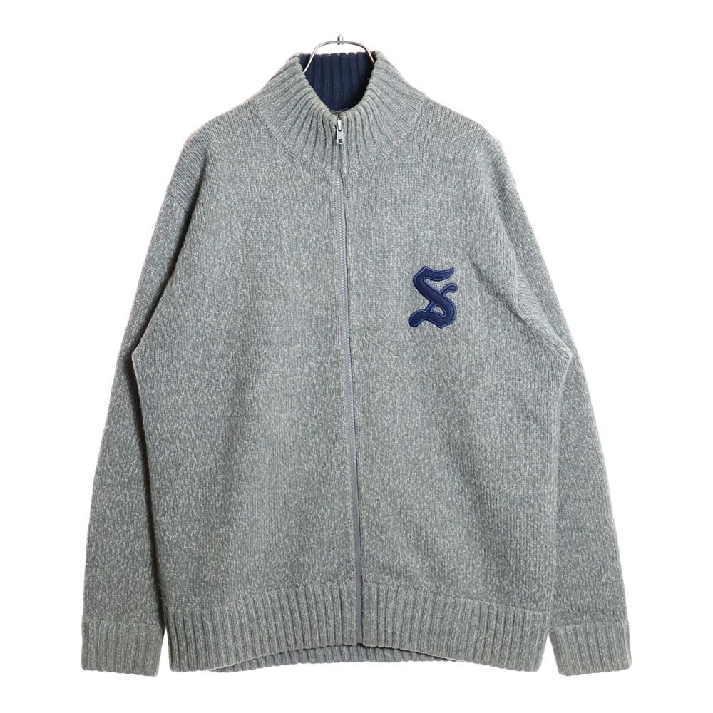 STUSSY (ステューシー) 90s VINTAGE OLD ZIP UP KNIT JACKET