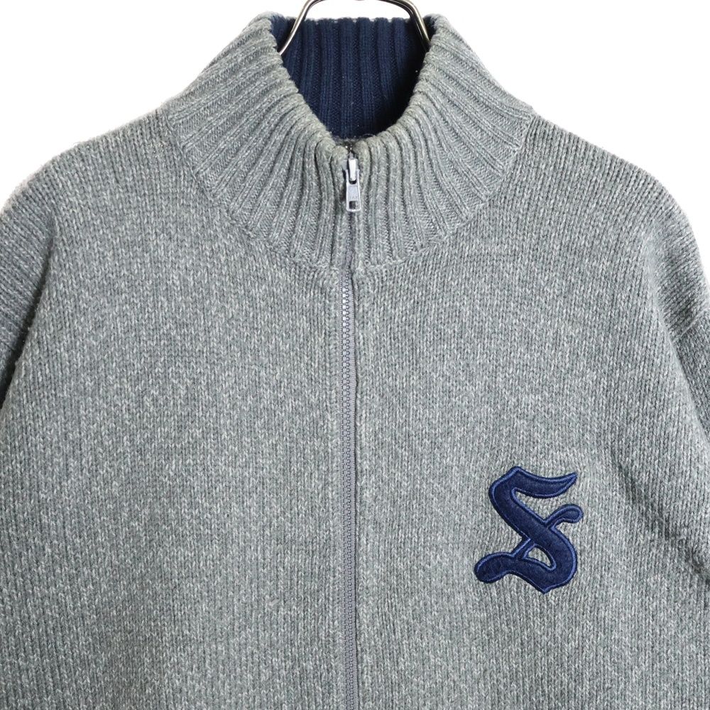 STUSSY (ステューシー) 90s VINTAGE OLD ZIP UP KNIT JACKET