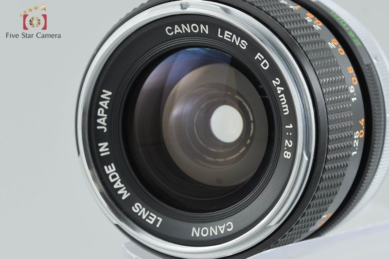 Canon キヤノン 【中古】Canon キヤノン FD 24mm f/2.8 単焦点レンズ