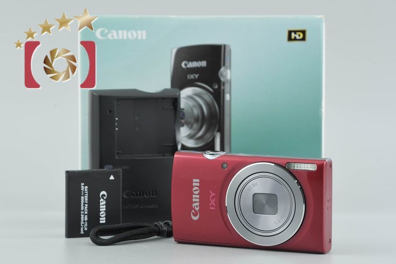 Canon キヤノン 【中古】Canon キヤノン IXY 120 レッド コンパクト