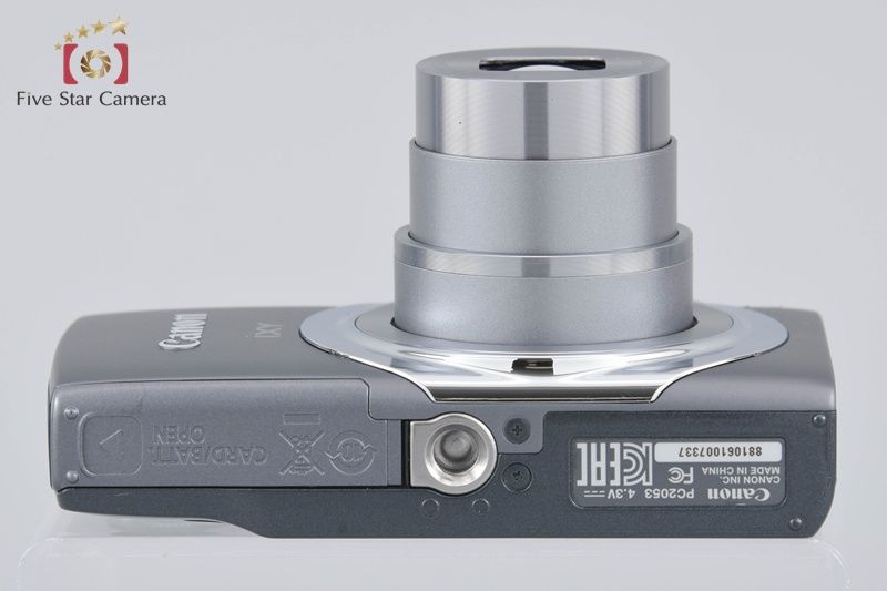 Canon キヤノン 【中古】Canon キヤノン IXY 130 グレー コンパクト