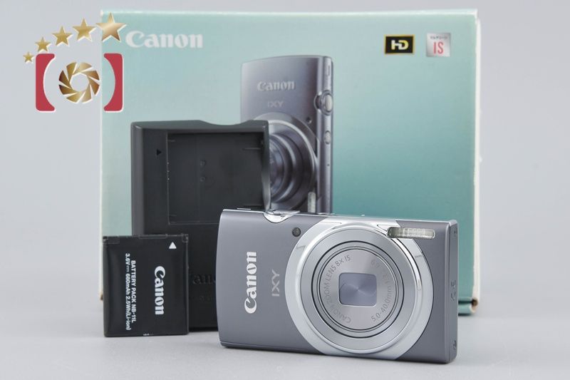 Canon キヤノン 【中古】Canon キヤノン IXY 130 グレー コンパクト