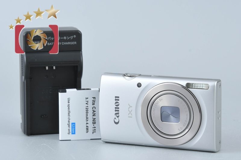 Canon キヤノン 【中古】Canon キヤノン IXY 180 シルバー コンパクト