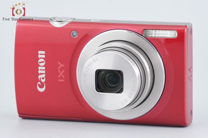 Canon キヤノン 【中古】Canon キヤノン IXY 180 レッド コンパクト