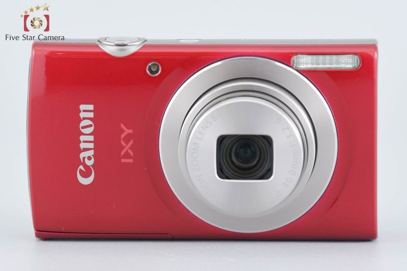 Canon キヤノン 【中古】Canon キヤノン IXY 180 レッド コンパクト