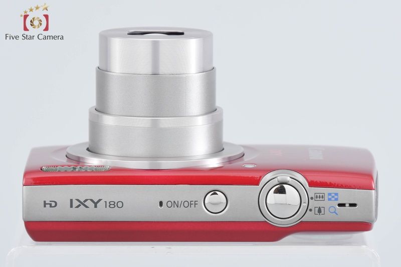 Canon キヤノン 【中古】Canon キヤノン IXY 180 レッド コンパクト
