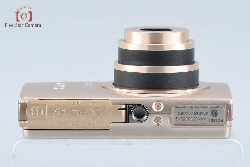 Canon キヤノン 【中古】Canon キヤノン IXY 430F ゴールド コンパクト