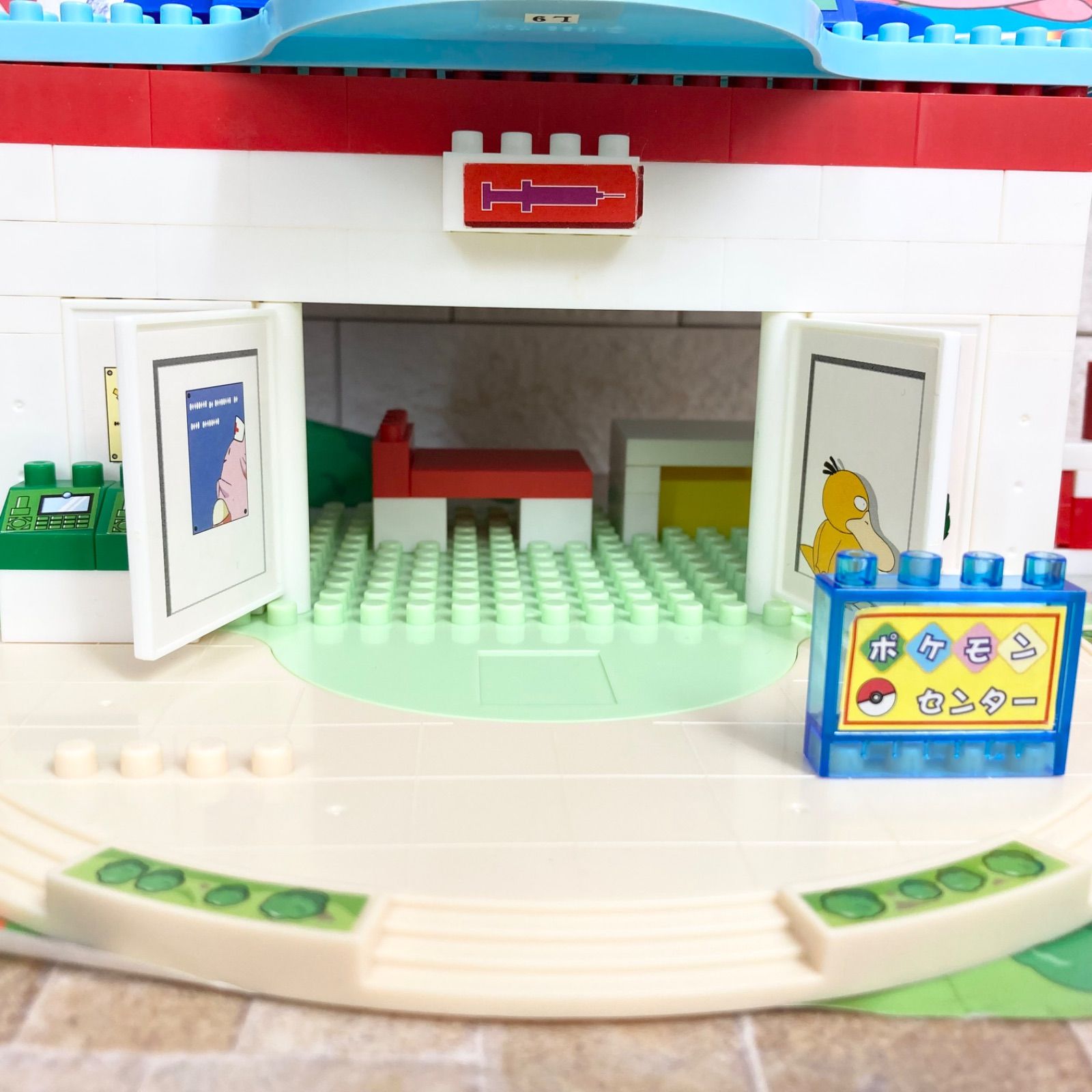 超希少！】モンコレ付き ポケモンブロック ポケモンセンター ダイヤ