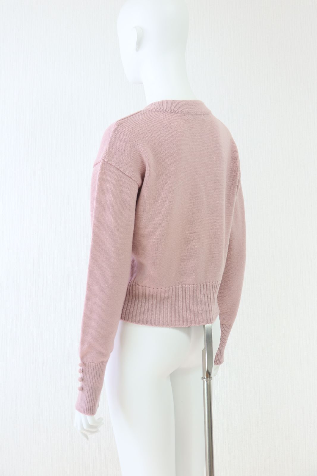 Rene ウールニットボタンカーディガン 6132460 2021年商品 ピンク ルネ