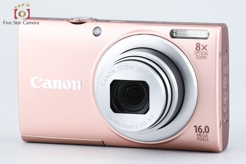 Canon キヤノン 【中古】Canon キヤノン PowerShot A4000 IS ピンク