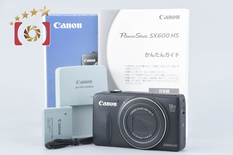 Canon キヤノン 【中古】Canon キヤノン PowerShot SX600 HS ブラック
