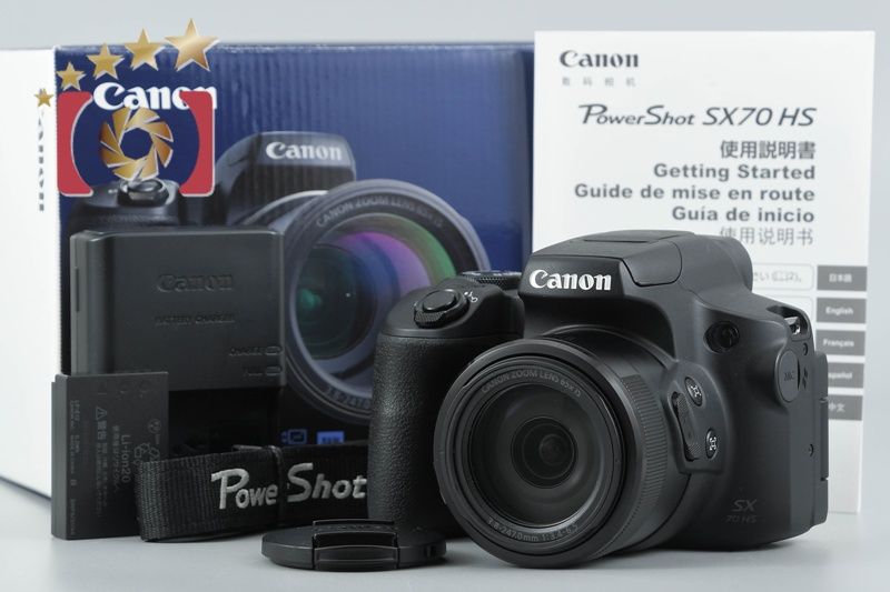 Canon キヤノン 【中古】Canon キヤノン PowerShot SX70 HS ブラック