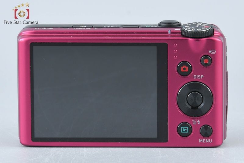 CASIO カシオ 【中古】Casio カシオ EXILIM EX-ZR200 レッド