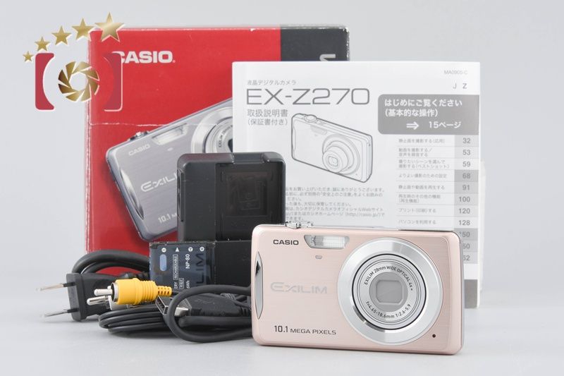 CASIO カシオ 【中古】Casio カシオ EXILIM ZOOM EX-Z270 ピンク