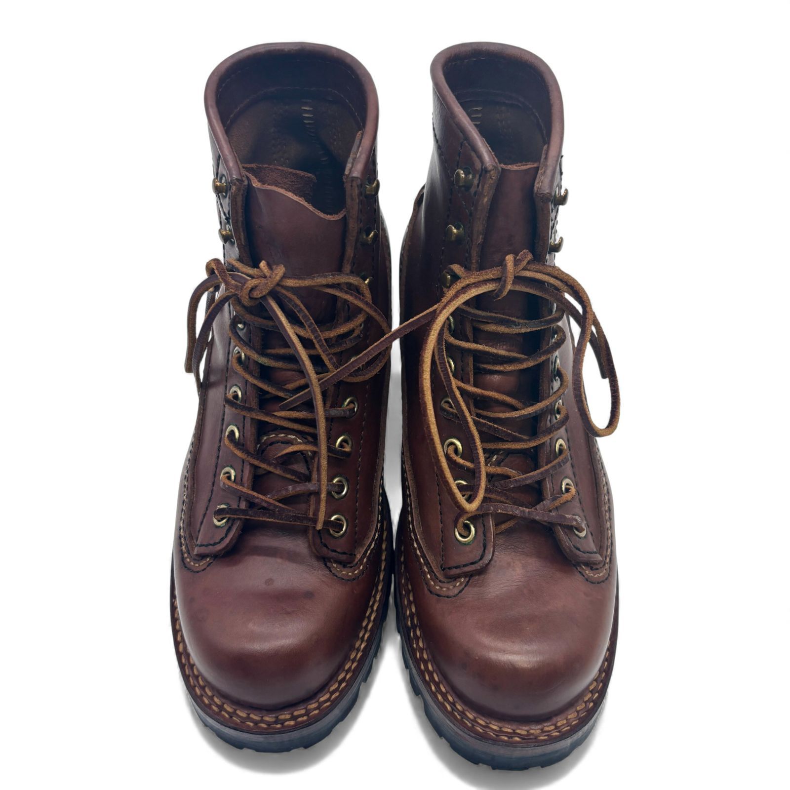 ロンウルフ ロガーブーツ サイズ7 LW00125 LONE WOLF BOOTS LOGGER 茶