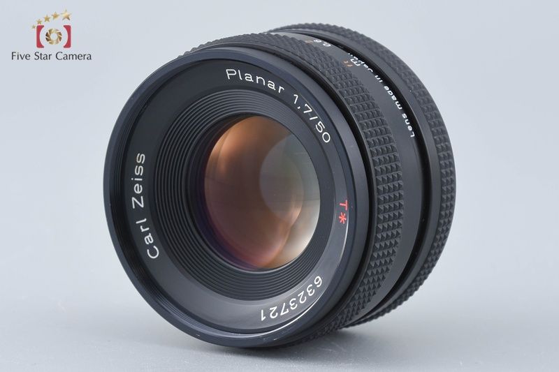 Carl Zeiss Planar 1.7/50 単焦点レンズ　コンタックス ☆コンタックス☆Carl Zeiss☆Planar 50mm f1.7☆ CONTAX Planar 50mm F1.7